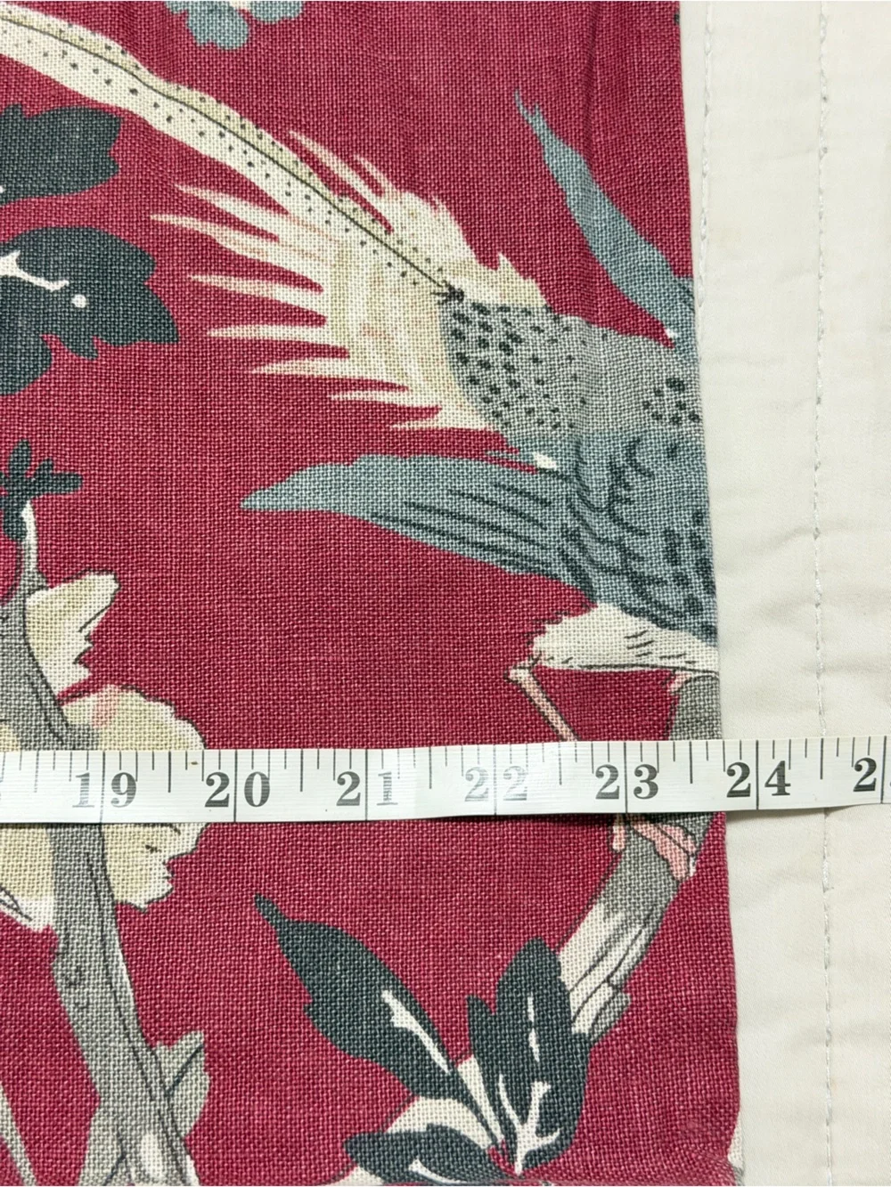 Pottery Barn Brighton Pillow Shams Burgundy Floral Bird Pillow Covers Set of 2